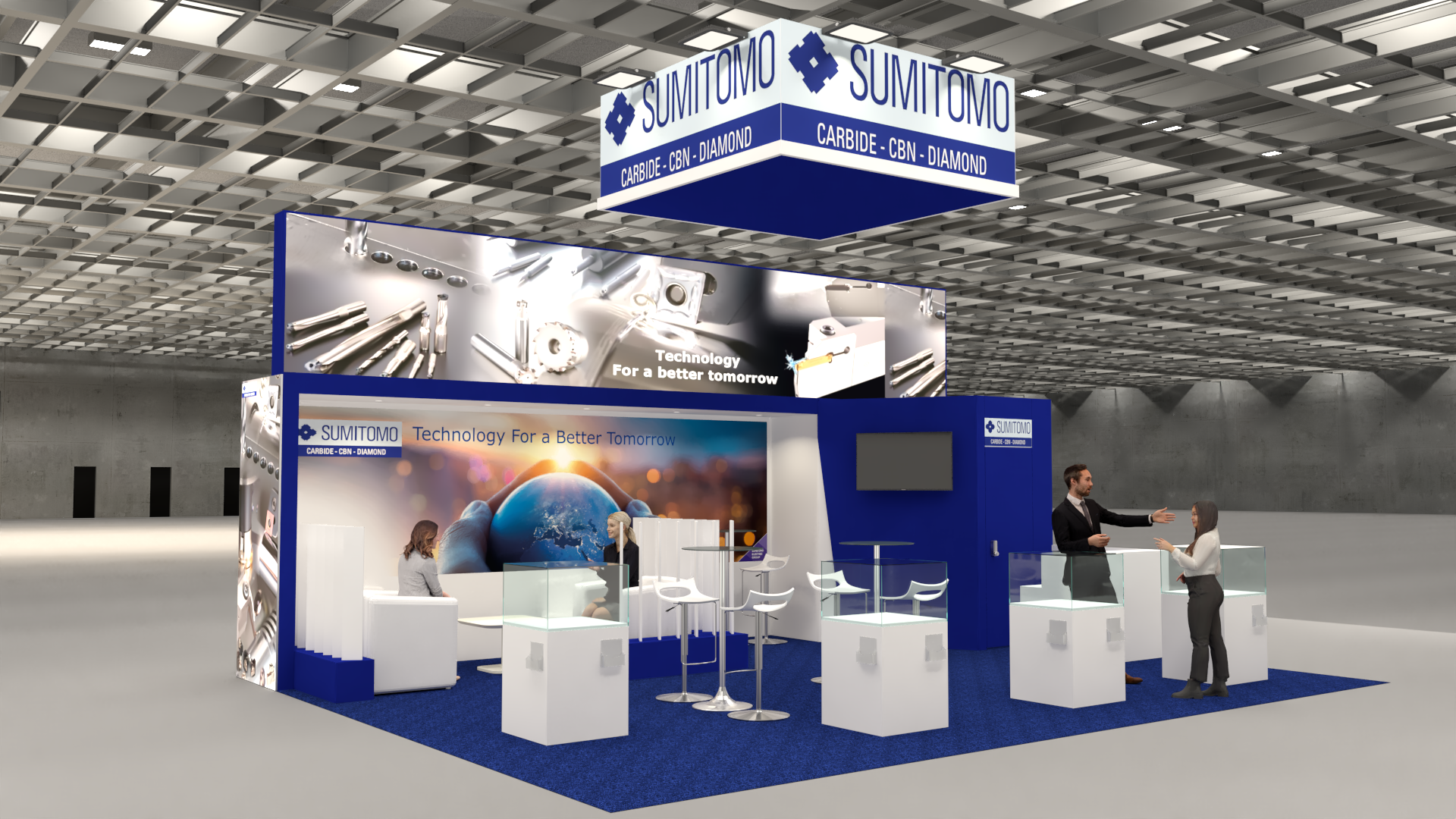 Stand Sumitomo - 45m² - Salon Pharmagora 2025 - Nesil France