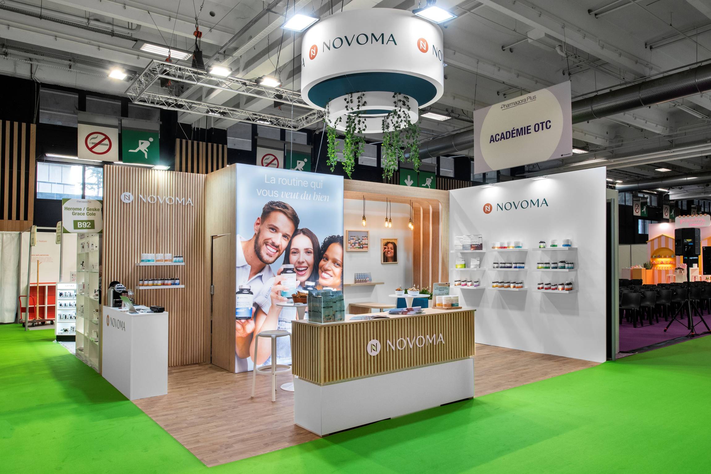 Stand Novoma - 24m² - Pharmagora 2025 - Nesil France