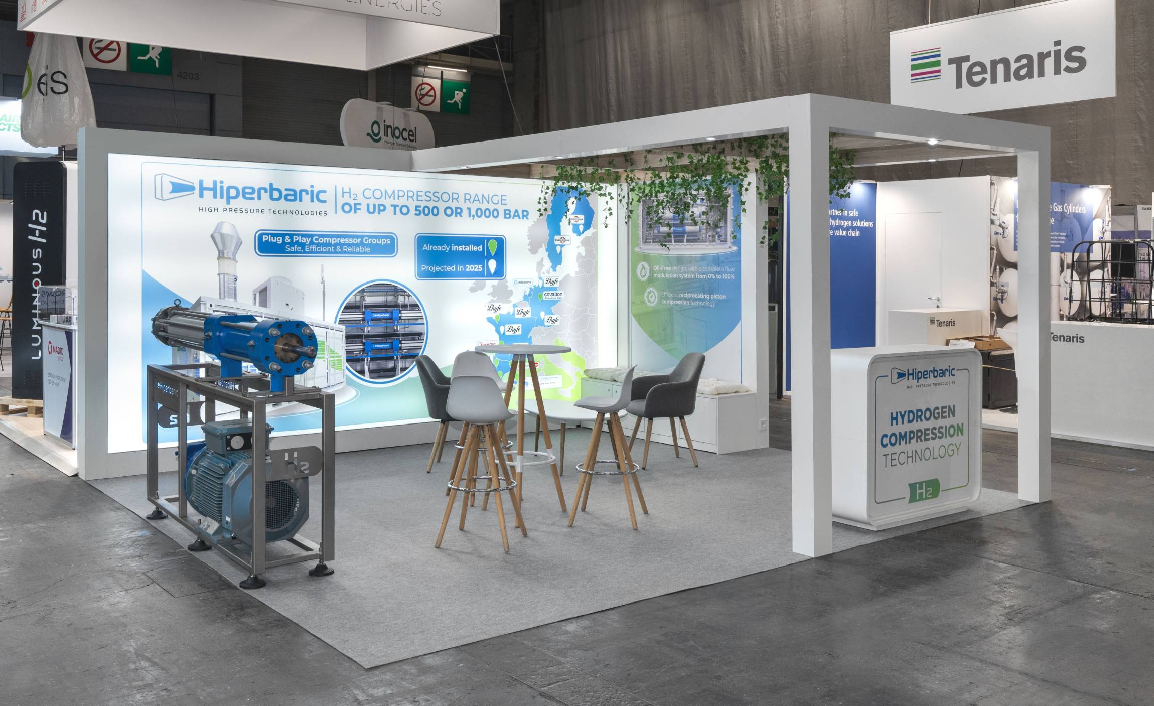 Stand Hiperbaric - 25m² - Hyvolution 2025 - Nesil France