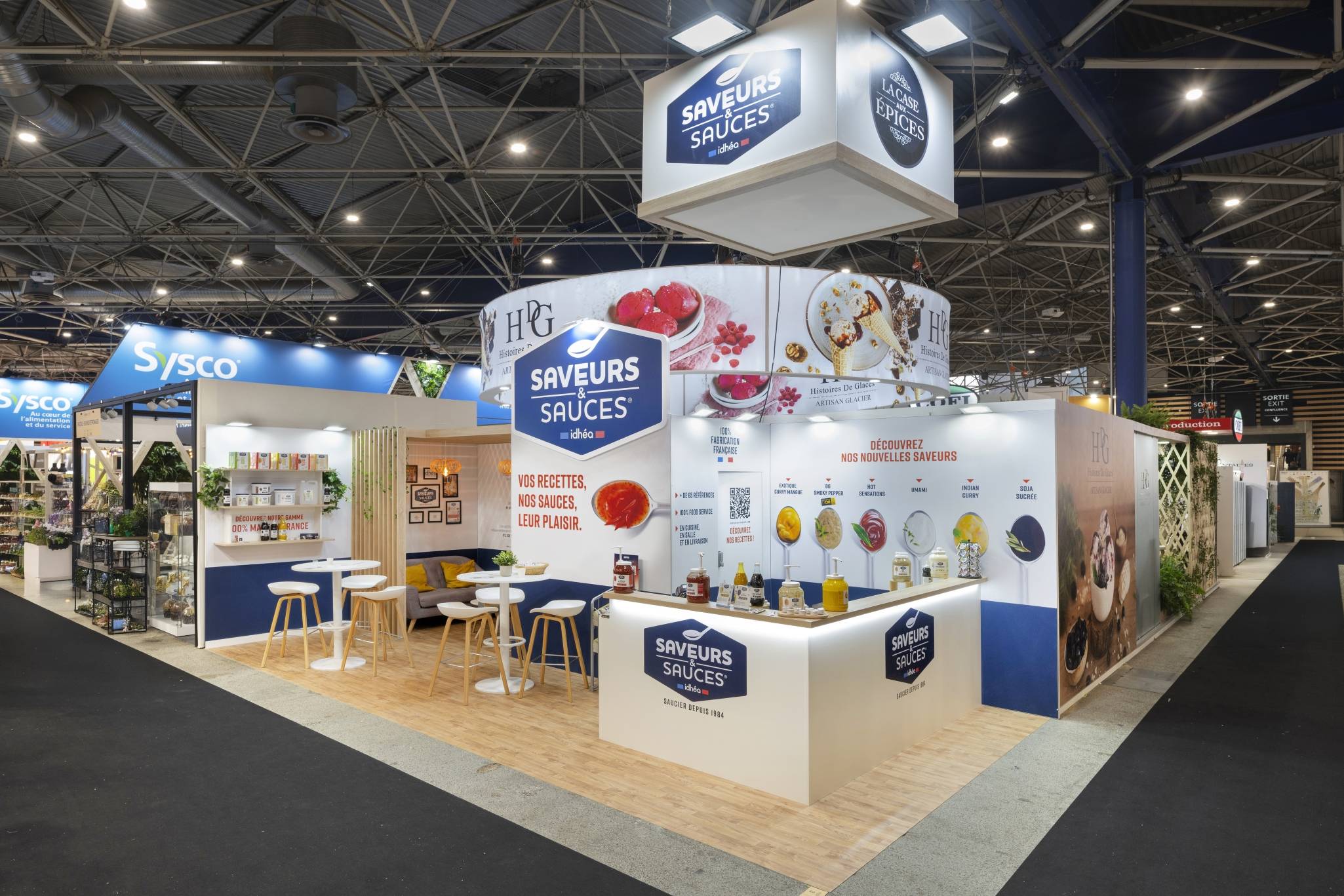 Stand Saveur&Sauces-Idhéa - 24,5m² - SIRHA 2025 - Nesil France